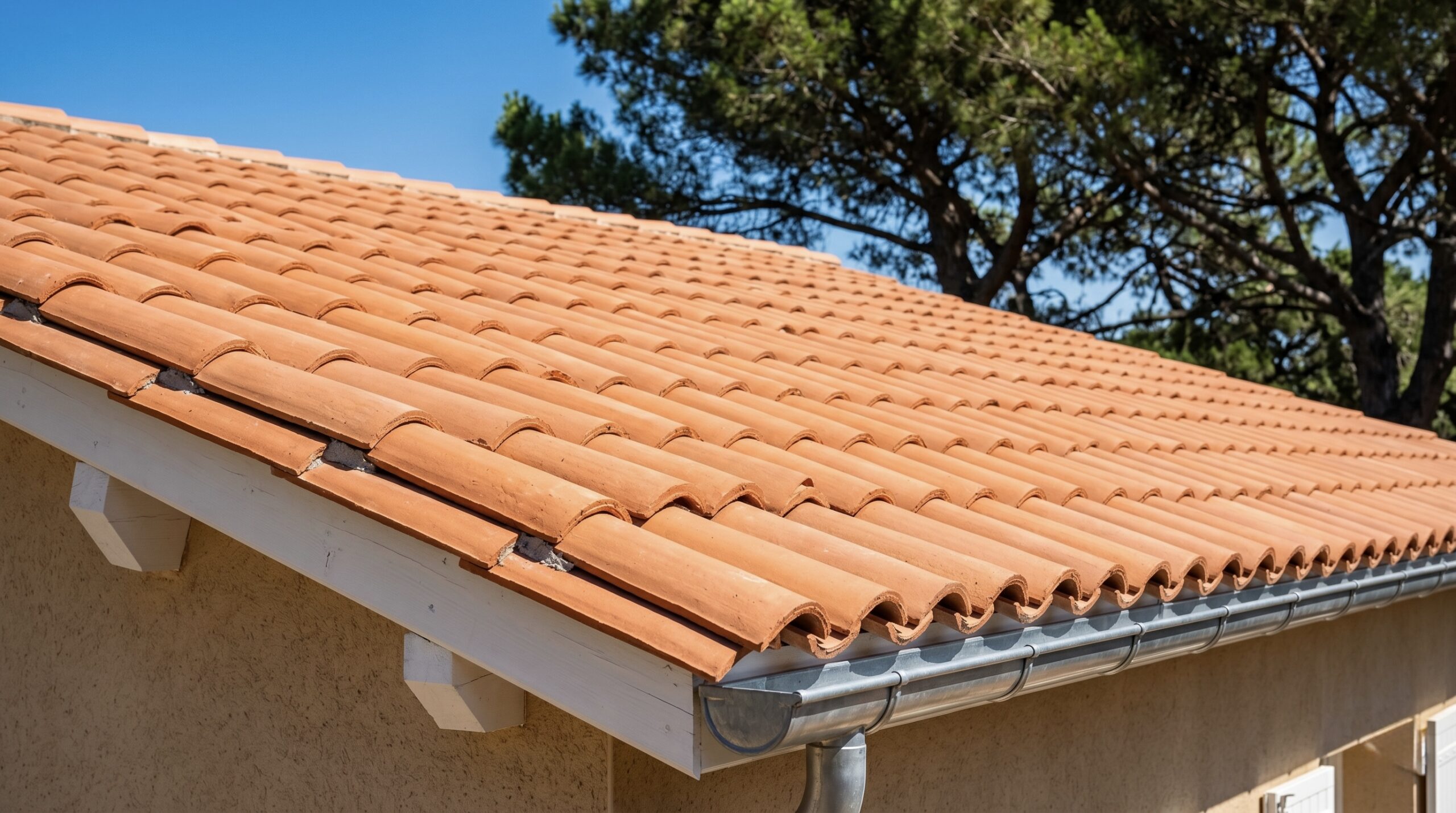 Rénovation de toiture en tuiles romanes dans le Var